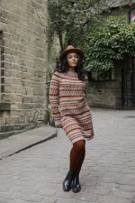 Novita Einzelanleitung Heather - Strickleid