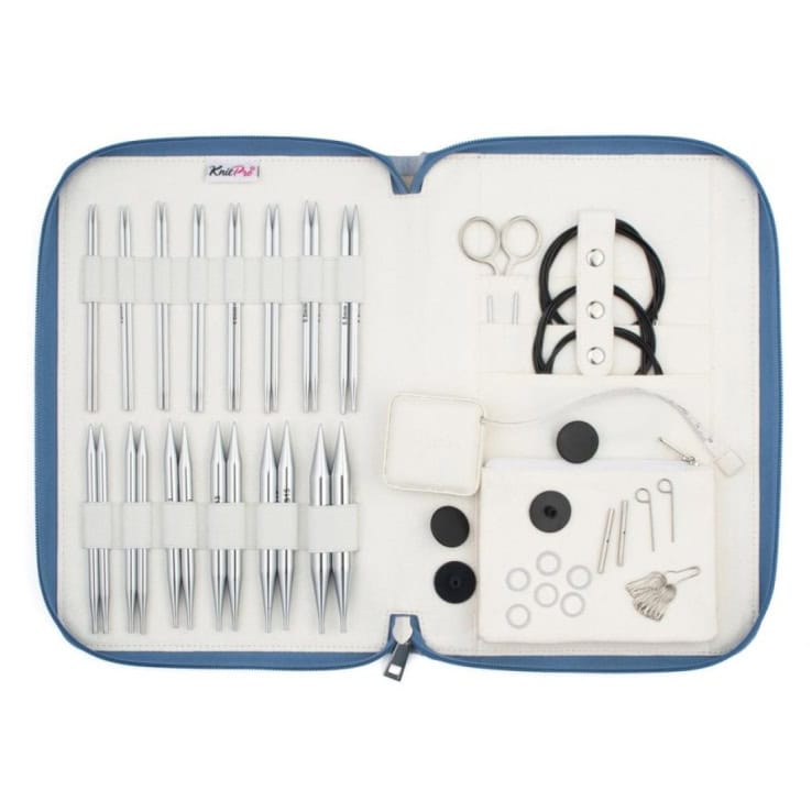 KnitPro Nadelset Grande auswechselbare Nadelspitzen Nova 13 cm 3,00 mm - 12,00 mm KnitPro Nadelset Grande auswechselbare Nadelspitzen Nova 13 cm 3,00 mm - 12,00 mm – Bild 1