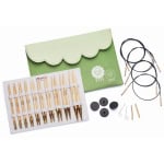 KnitPro Nadelset Deluxe auswechselbare Nadelspitzen bamboo Bambus 10 Paar 3,00 - 10,00 mm