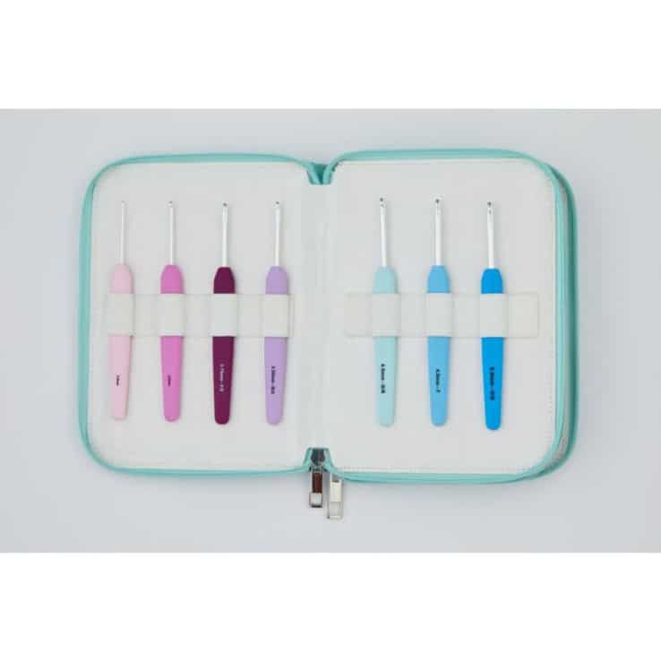 KnitPro Grande Häkelnadelset bunt 14 Paar 2,00 - 12,00 mm KnitPro Grande Häkelnadelset bunt 14 Paar 2,00 - 12,00 mm – Bild 1