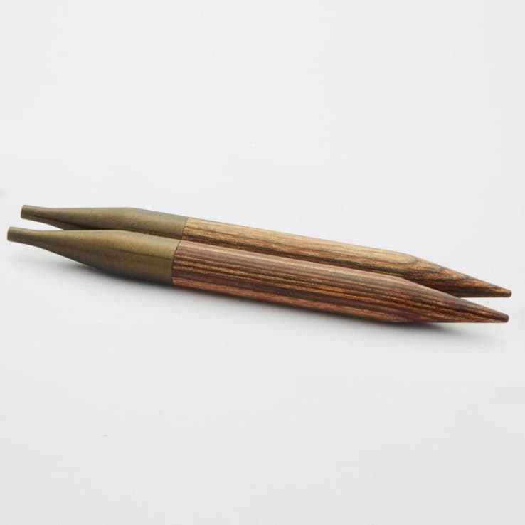 KnitPro auswechselbare Nadelspitzen Ginger Holz normal 3,00 mm 13 cm 2 St KnitPro auswechselbare Nadelspitzen Ginger Holz – Bild 1