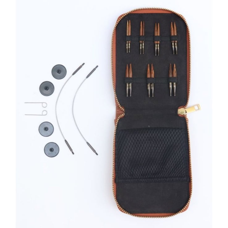 KnitPro Nadelset auswechselbare Nadelspitzen Ginger Holz Mini 3,0 - 6,0 mm 5 cm KnitPro Nadelset auswechselbare Nadelspitzen Ginger Holz Mini 3,0 - 6,0 mm 5 cm – Bild 1