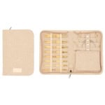KnitPro Nadelset Bamboo auswechselbare Nadelspitzen 13 cm, 8 Paar, 3,00 mm - 8,00 mm + Zubehör