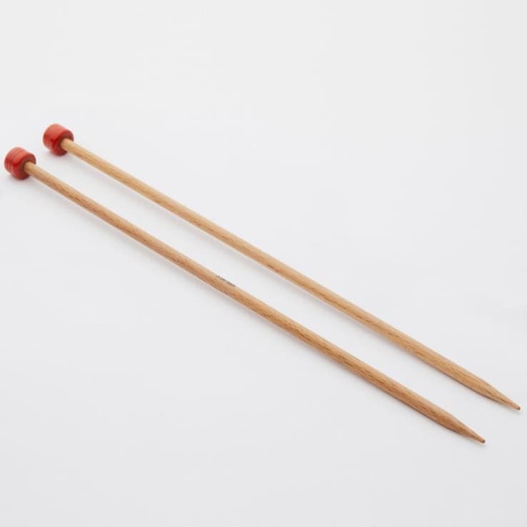 KnitPro Jackenstricknadeln Basix Buche 5,50 mm 25 cm 1 Paar KnitPro Jackenstricknadeln Basix – Bild 1