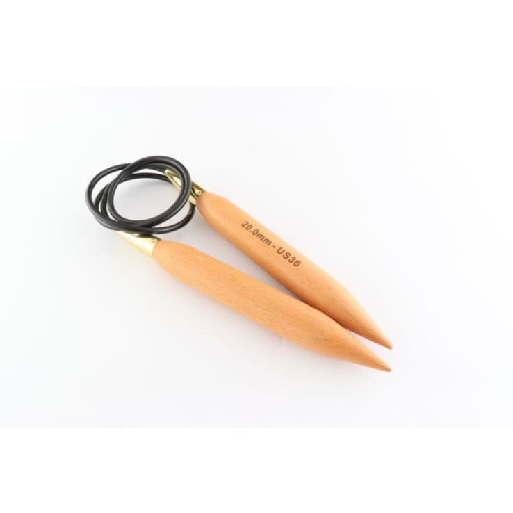KnitPro Rundstricknadel JUMBO Birch 20,00 mm 80 cm 1 St KnitPro Rundstricknadel JUMBO Birch – Bild 1