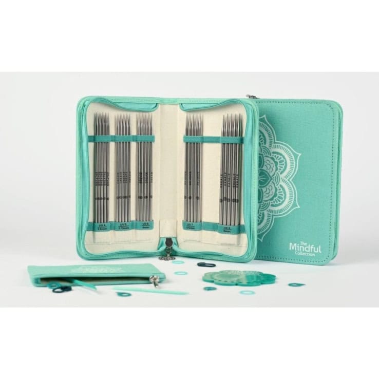 KnitPro Mindful Nadelset Compassion Nadelspiel 3,50 mm - 5,00 mm – blaugrün KnitPro Mindful Nadelset Compassion Nadelspiel 3,50 mm - 5,00 mm – Bild 1