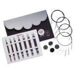 KnitPro Nadelset Deluxe Special auswechelbare Nadelspitzen Karbonz 3,00 - 6,00 mm