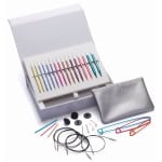 KnitPro Nadelset auswechselbare Nadelspitzen ZING Alu Melodies of Joy, 8 Paar 3,5 - 8,0 mm