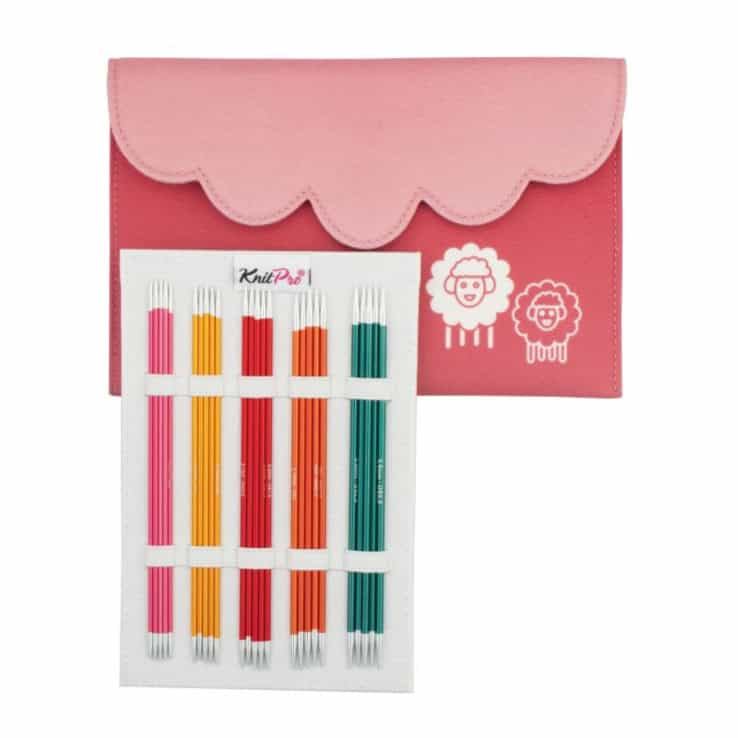 KnitPro Nadelset Deluxe Nadelspiel Zing Alu 15 cm 2,00 mm - 4,00 mm – pink KnitPro Nadelset Deluxe Nadelspiel Zing Alu 15 cm 2,00 mm - 4,00 mm – Bild 1