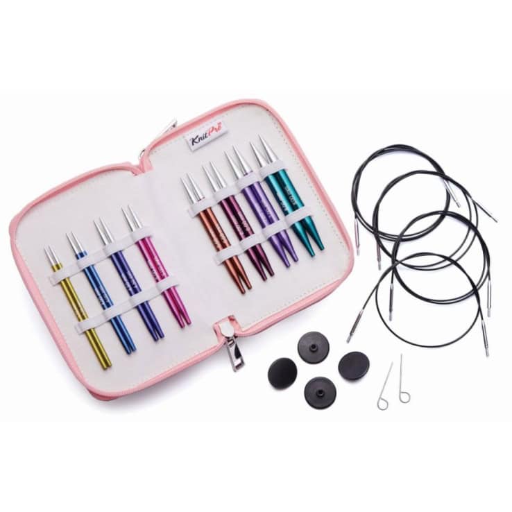 KnitPro Nadelset Deluxe Special austauschbare Rundstricknadeln ZING Alu 3,5 - 8,0 mm KnitPro Nadelset Deluxe Special austauschbare Rundstricknadeln ZING Alu 3,5 - 8,0 mm – Bild 1