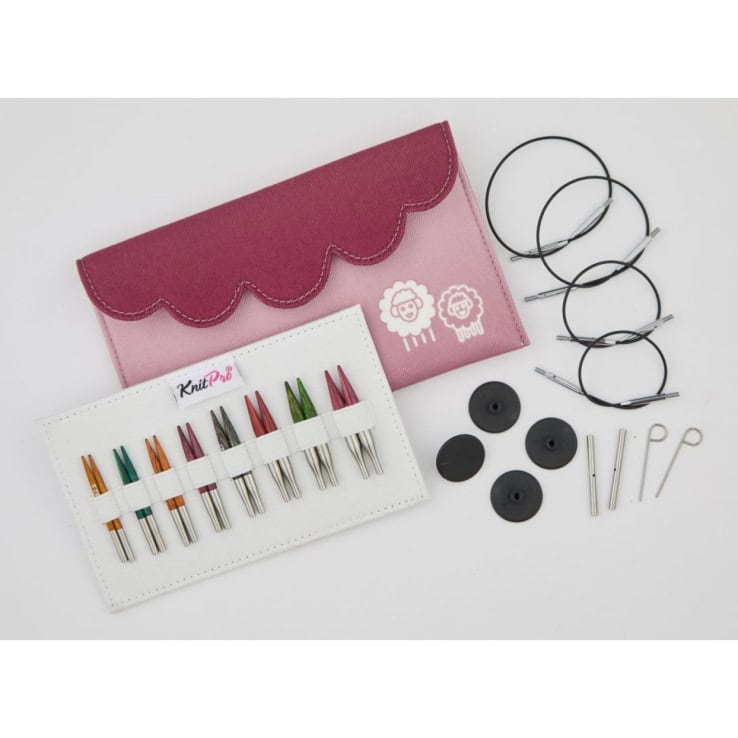 KnitPro Nadelset auswechselbare Nadelspitzen Dreamz 3,00 - 6,00 mm – col. Bordeaux KnitPro Nadelset auswechselbare Nadelspitzen Dreamz 3,00 - 6,00 mm – Bild 1
