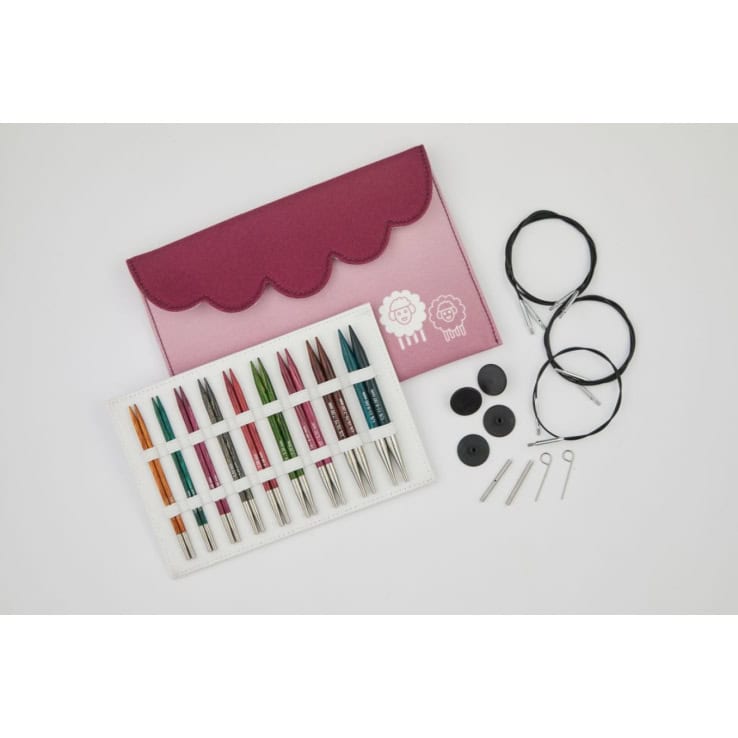 KnitPro Deluxe Nadelset auswechselbare Nadelspitzen Dreamz 3,00 - 8,00 mm – col. Bordeaux KnitPro Deluxe Nadelset auswechselbare Nadelspitzen Dreamz 3,00 - 8,00 mm – Bild 1