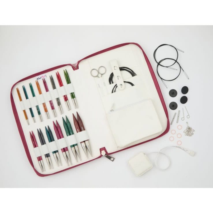 KnitPro Grande Nadelset auswechselbare Nadelspitzen Dreamz 3,00 - 12,00 mm – col. Bordeaux KnitPro Grande Nadelset auswechselbare Nadelspitzen Dreamz 3,00 - 12,00 mm – Bild 1