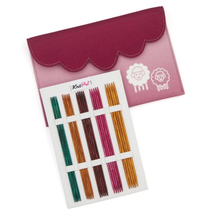 KnitPro Nadelset Deluxe Nadelspiel Dreamz 2,0 - 4,0 mm 15 cm – bordeaux KnitPro Nadelset Deluxe Nadelspiel Dreamz 2,0 - 4,0 mm 15 cm – Bild 1