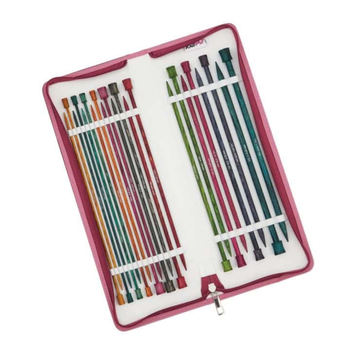 KnitPro Jackenstricknadeln Dreamz Holz, 25 cm, 3,00 - 8,00 mm – bordeaux KnitPro Jackenstricknadeln Dreamz Holz, 25 cm, 3,00 - 8,00 mm – Bild 1