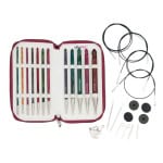 KnitPro Afghanische/Tunesische Häkelnadelset Grande einseitig Dreamz Holz 3,50 - 12,00 mm