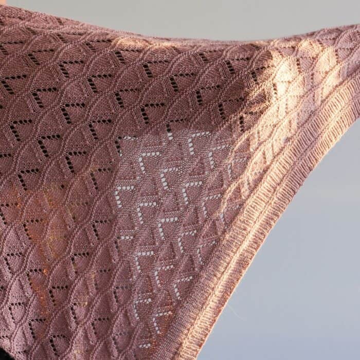 Strickset für Tuch "Ruhner" mit edler Wolle und Anleitung – Bild 3