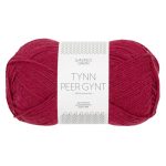 Sandnes Garn Tynn Peer Gynt in Rumba Red, hochwertiges Garn für Stricken und Häkeln.