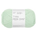 Sandnes Garn Tynn Peer Gynt in Mintgrün, perfekt für Strick- und Häkelprojekte.