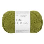 Sandnes Garn Tynn Peer Gynt in der Farbe Matcha, Laufgarn für Stricken und Häkeln.