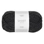 Sandnes Garn Smart Garn in Charcoal Melange für Stricken und Häkeln.