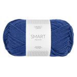 Sandnes Garn Smart – hochwertiges Garn in True Blue für Stricken und Häkeln.