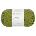 Sandnes Garn Smart Wolle in Matcha-Farbe, perfekt für Stricken und Häkeln.