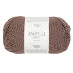 Sandnes Garn Babyull Lanett, col. 3161 acorn, hochwertiges Garn für Stricken und Häkeln.