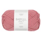 Sandnes Garn Babyull Lanett in dusty pink, weiche Wolle für Stricken und Häkeln.