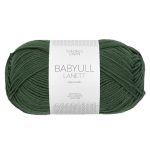 Sandnes Garn Babyull Lanett in Waldgrün, perfekt für Strick- und Häkelprojekte.
