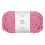 Sandnes Garn Sisu in Rosa, ideal für Stricken und Häkeln.