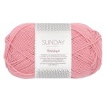 Sandnes Garn Sunday by PetiteKnit in Pink Icing, perfekt für Strickprojekte.