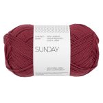 Sandnes Garn Sunday Wolle in Rustic Rose, perfekt für Strick- und Häkelprojekte.