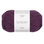 Sandnes Garn Sunday Wolle in der Farbe col. 4672 bearberry juice für Stricken und Häkeln.