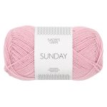 Sandnes Garn Sunday in Pink Lilac, ideal für Strick- und Häkelprojekte.