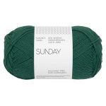 Sandnes Garn Sunday Wolle in Rain Forest Farbe, ideal zum Stricken und Häkeln.