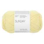 Sandnes Garn Sunday Wolle in der Farbe Lemonade, perfekt für Strick- und Häkelprojekte.