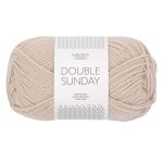 Sandnes Garn Double Sunday in der Farbe Marzipan, perfekt zum Stricken und Häkeln.