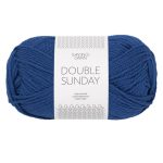 Sandnes Garn Double Sunday in col. 5846 true blue für Stricken und Häkeln.