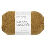 Sandnes Garn Alpakka Folgetrad in Vintage Gold, ideal für Strick- und Häkelprojekte.