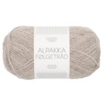 Sandnes Garn Alpakka Folgetrad in Beige mottled, ideal für Stricken und Häkeln.