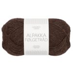 Sandnes Garn Alpakka Folgetrad in der Farbe Cacao Nibs.