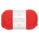 Sandnes Garn Alpakka Folgetrad in leuchtendem Scarlet Red.