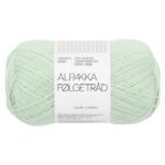 Sandnes Garn Alpakka Folgetrad in Mintgrün, perfekt für Strick- und Häkelprojekte.