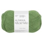 Sandnes Garn Alpakka Folgetrad in grün, ideal zum Stricken und Häkeln.