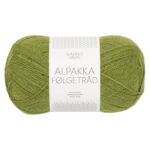 Sandnes Garn Alpakka Folgetrad in der Farbe Matcha, perfekt für Strick- und Häkelprojekte.