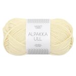 Sandnes Garn Alpakka Ull in der Farbe Lemon Icing, perfekt für Strick- und Häkelprojekte.