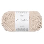 Sandnes Garn Alpakka Ull in der Farbe Marzipan, Lauflänge.