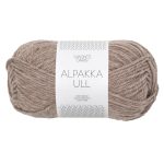 Sandnes Garn Alpakka Ull in Beige mottled, weiches Garn für Stricken und Häkeln.