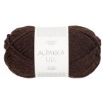 Sandnes Garn Alpakka Ull in Coffee, hochwertiges Garn für Stricken und Häkeln.